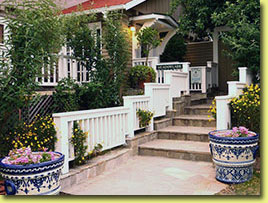 Entrance to the Main Guest House at Meadowlark Inn