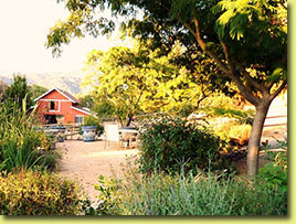 Horse barn on Meadowlark Grounds